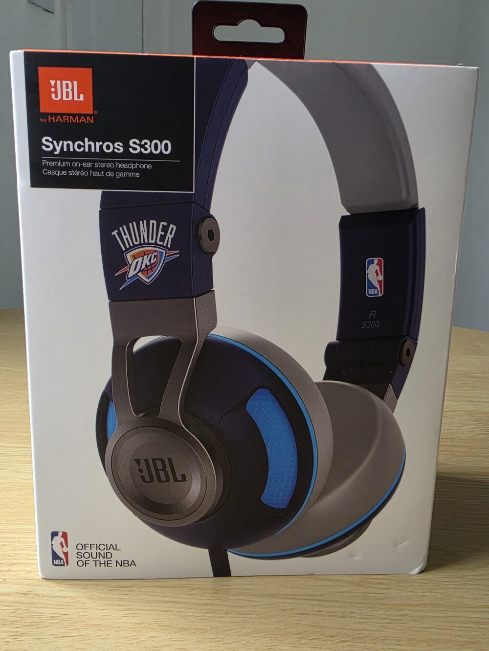 JBL Synchros S300 Headphones - Black/Blue